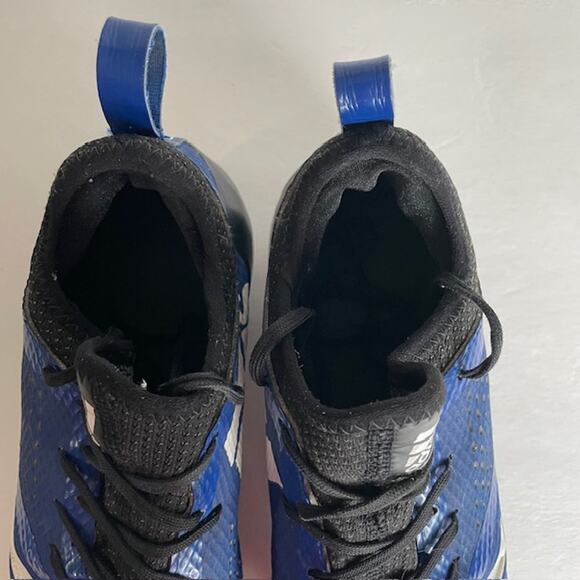 Adidas Adizero Football Cleats Size 9 Blue and White - Picture 5 of 12